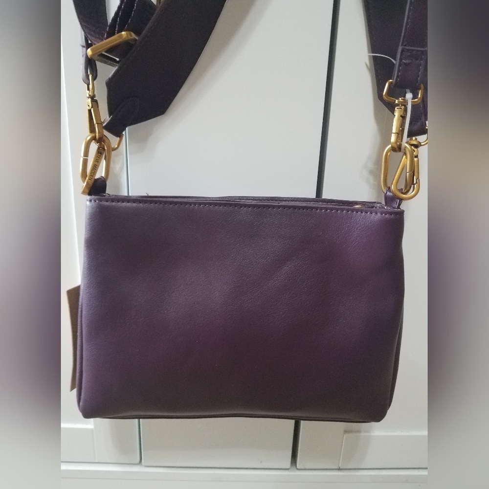 Steve Madden Beet Purple Crossbody Bag NWT - Picture 9 of 17